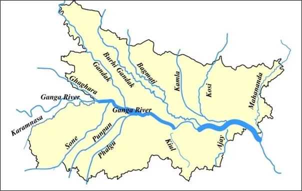 Bagmati River Map for UPSC CSE