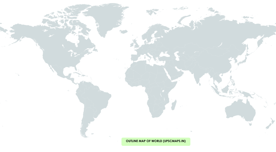 Outline Map of the World